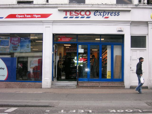food retailers in uk, Picture Tesco Express
